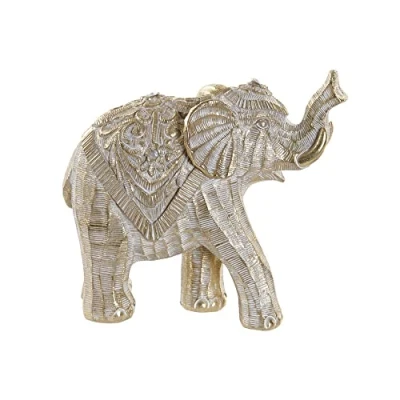 Afbeelding van Decoratieve Figuren Dkd Home Decor Gouden Olifant Koloniaal 17 X 7,5 15 Cm