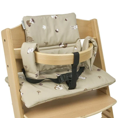 Afbeelding van Meyco Baby Forest Animals stoelverkleiner meegroei sand