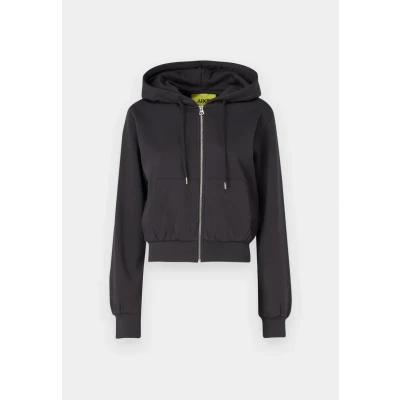 Afbeelding van JJXX Jxpalma Short Hoddie Sweater met rits, Dames, Maat: Large, Phantom