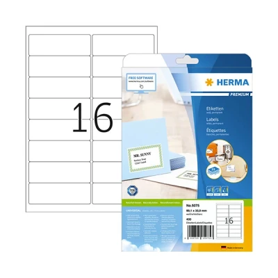 Image de HERMA Premium étiquettes d&#039;adresse laminées 400 étiquette(s)