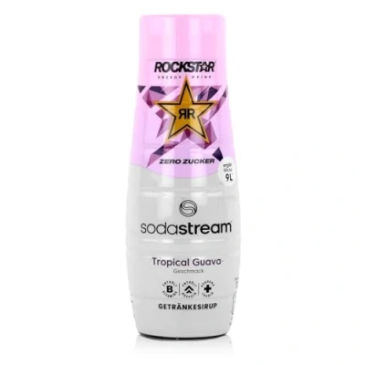 Image de SodaStream Sirop Rockstar Tropical Guava Zero 1 flacon de 9 litres boisson prête à l&#039;emploi, préparé en quelques secondes et toujours frais, 440 ml