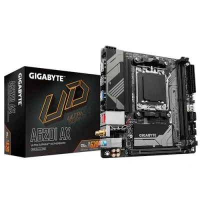 Afbeelding van Gigabyte A620I AX (rev. 1.0) Moederbord ATX Socket AM5 AMD A620 DDR5 Realtek audio CODEC RTL8852CE