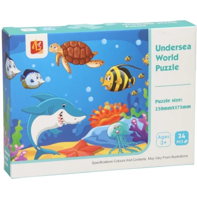 Afbeelding van Puzzel Onderwaterwereld, 24st.