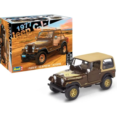 Afbeelding van 1:24 Revell 14547 1977 Jeep CJ 7 Amerikaanse Auto Plastic Modelbouwpakket