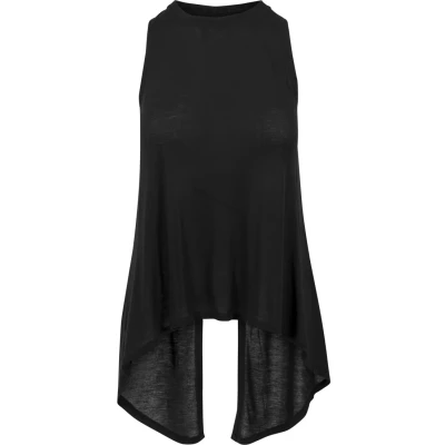 Afbeelding van Urban Classics Ladies HILO Viscose TOP Top, Dames, Maat: XL, Black