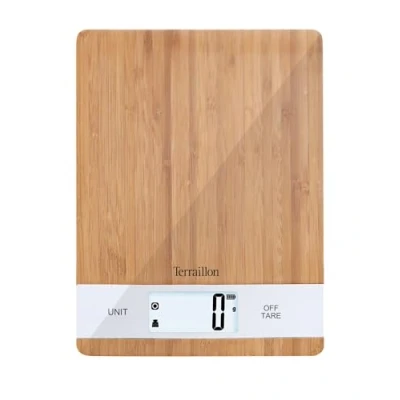 Afbeelding van Terraillon Bamboo USB Ecologische digitale keukenweegschaal
