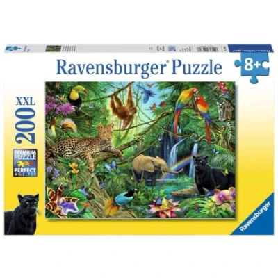 Image de Puzzle 200 p XXL Animaux de la jungle