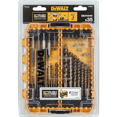 Afbeelding van DT70756 Gemengde Boor &amp; Bit Set 35 Stuk 1 m/ 12 mm