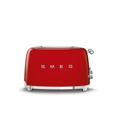 Afbeelding van Smeg Tsf03rdeu Broodrooster 4 Sleuven Sneden Rood