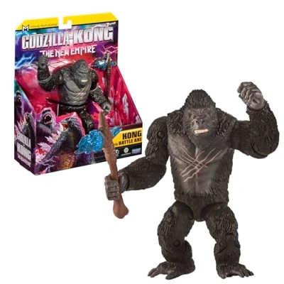 Afbeelding van Giochi Preziosi Godzilla voor Kong The New Empire Battle Scarred 15 cm beweegbaar, zeer gedetailleerd en accessoires, kinderen vanaf 4 jaar, zoals in de film