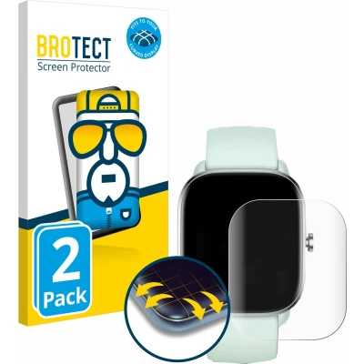 Afbeelding van BROTECT Volledig bedekkende screen protector, Smartwatch beschermfolie, Transparant
