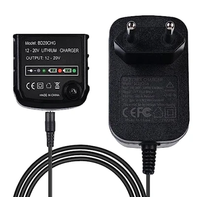 Afbeelding van Oplader compatibel met Black &amp; Decker: 18 V/20 V lithiumbatterijlader voor Decker 10,8 V/14,4 V/18 serie LBXR20 OPE LB20 LBX20 LBX4020 LBXR2020 LBX2020