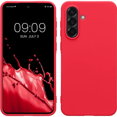 Afbeelding van kwmobile telefoonhoesje geschikt voor Samsung Galaxy A36 5G Hoesje smartphone Back cover in neon roze