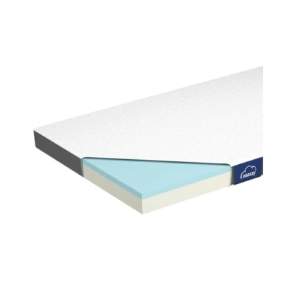 Afbeelding van Genius Eazzzy Topper Classic 120x200 cm hoogte 7 H2 H3 orthopedische matrastopper voor matras en boxspringbed van gelschuim mensen met een allergie + overtrek