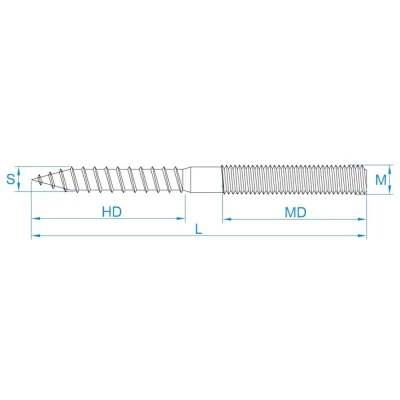 Afbeelding van Gebuvolco 069 Stokeinden Verzinkt 8 x 50mm