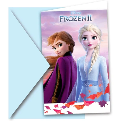 Afbeelding van Frozen 2 Uitnodigingen 6 stuks