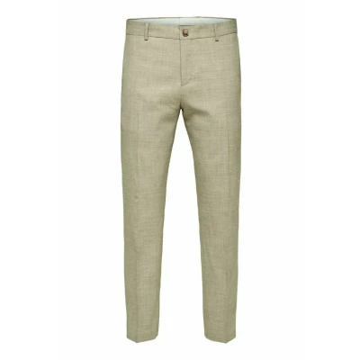 Afbeelding van Selected Homme Broek, Heren, Maat: 42, Sand