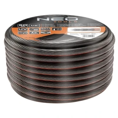 Afbeelding van NEO Tuinslang 1/2&quot; x 20 meter 6 laags PVC Anti twist UV &amp; algbestendig