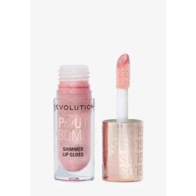 Afbeelding van Makeup Revolution POUT BOMB Shimmer Gloss Lipgloss, Maat: 4.5 ml, Shine pink