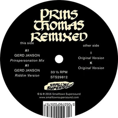 Afbeelding van Prins Thomas Gerd Janson Remixes (12&quot; Vinyl Single)