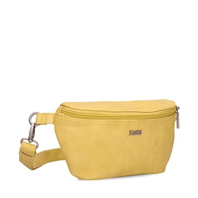 Afbeelding van Mademoiselle MH4 heuptas voor dames, 25 cm, 1 liter, van hoogwaardig kunstleer, waterdicht, 3 in 1, comfortabel, en heuptas, Kalk