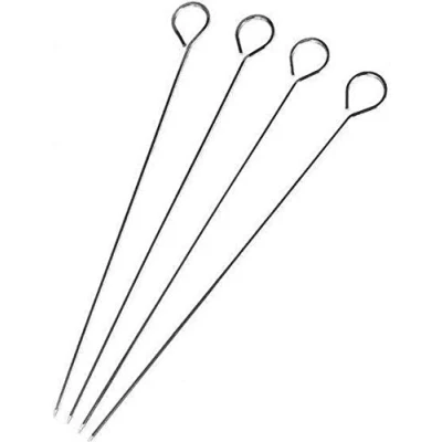 Afbeelding van Bbq Collection Barbecuespies 24 Cm 4 Stuks Rvs