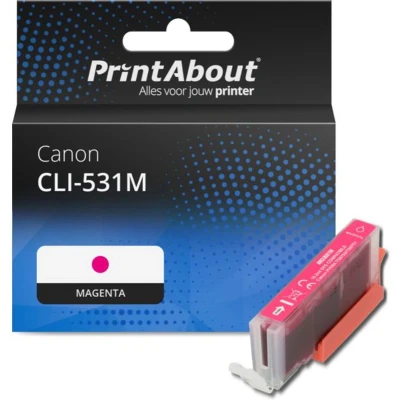 Afbeelding van Huismerk Canon CLI 531M Inktcartridge Magenta