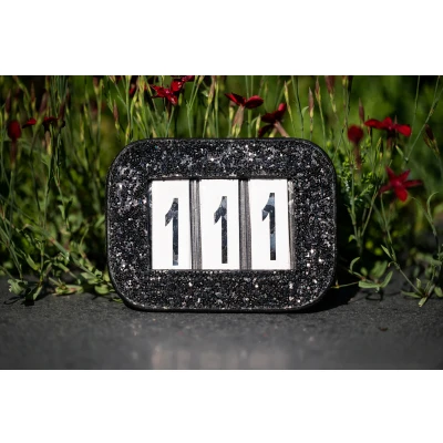 Image de HB Chiffres de Bride Glitter Noir One Size