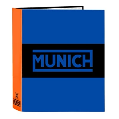 Afbeelding van Ringmap Munich Submarine Elektrisch blauw A4 27 x 33 6 cm