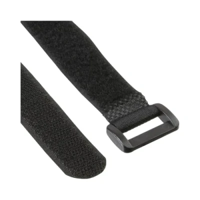 Afbeelding van InLine Klittenband 20x100 10st Zwart