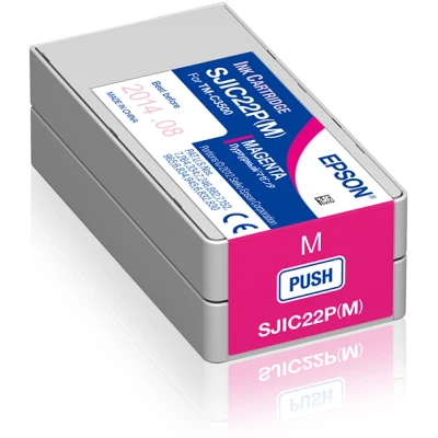 Afbeelding van Epson SJIC22P(M) C33S020603 Inktcartridge Magenta