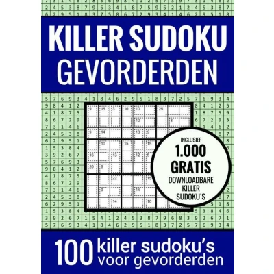 Afbeelding van SUDOKU Medium: KILLER Puzzelboek met 100 Puzzels voor Gevorderden