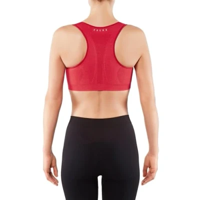 Afbeelding van FALKE Madison Low Support sportbeha, functioneel materiaal, zwart, wit, verschillende kleuren, ademende zeer elastisch voor kleine en middelgrote cups, dubbellaags, zonder beugel, 1 stuk, Rood (Fruit Punch 8806)