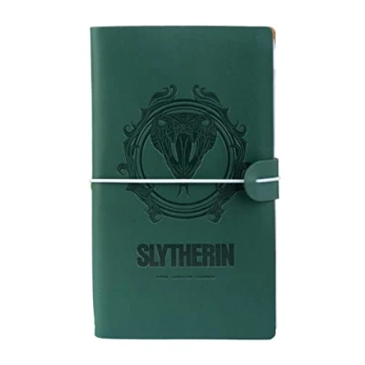 Afbeelding van Grupo Erik Harry Potter Zwadderich Travel Notebook Set 2 in 1 Notitieboek Kunstleer