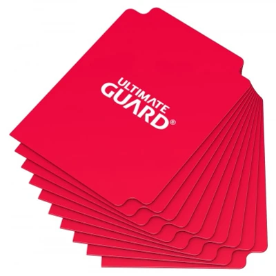Afbeelding van Ultimate Guard 10 tabbladen in standaardformaat, rood