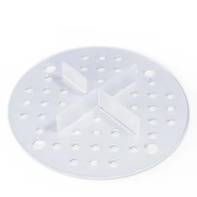 Afbeelding van Bauhandel24 kruisjes 3 mm 50 stuks hoogte 15 diameter 100 voor terrastegels plaathouder sokkel terras buitenplaat