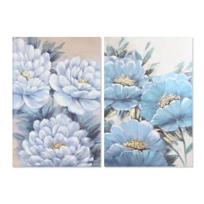 Afbeelding van Schilderij Home ESPRIT Romantiek 80 x 3 120 cm (2 Stuks)
