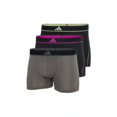 Afbeelding van adidas Sportswear 3ER PACK Active Micro FLEX Retro Onderbroeken, Heren, Maat: Large, Grau schwarz