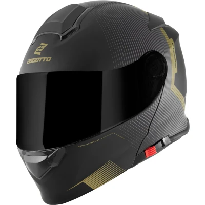 Afbeelding van Bogotto H271 Wayke Mat Zwart Groen Systeemhelm Maat XS Helm