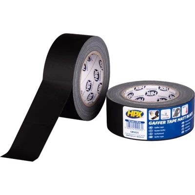Afbeelding van Gaffer tape matzwart 48mm x25 m