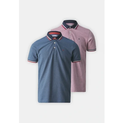 Afbeelding van JACK&amp;JONES JJEPAULOS POLO SS 2PK MP NOOS Heren Poloshirt Maat M