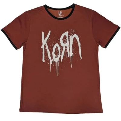Afbeelding van Korn Logo Heren T shirt 2XL Rood