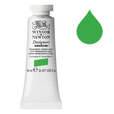 Image de Winsor &amp; Newton Designers gouache 483 (14 ml) vert clair permanent