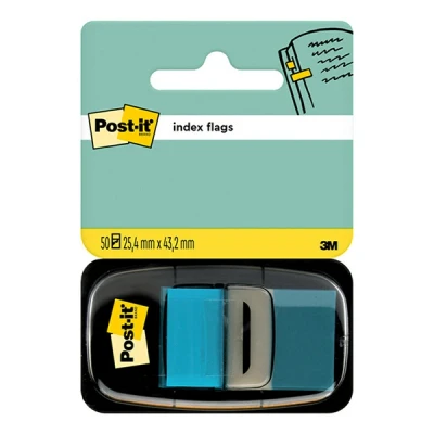 Image de index Post it Distributeur de 50 bleu vif 25,4x44mm