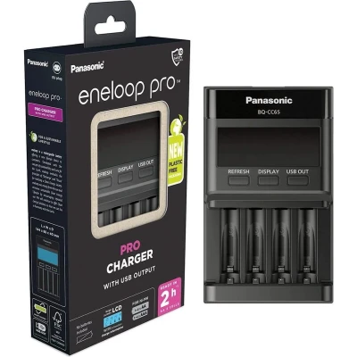 Afbeelding van Panasonic eneloop pro lader BQ CC65 voor AA Mignon en AAA Micro NiMh batterijen