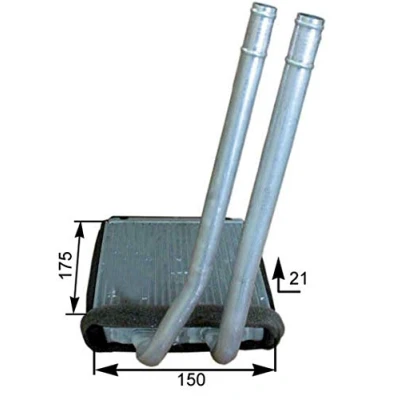 Afbeelding van Mahle Original Kachelradiateur AH 178 000P