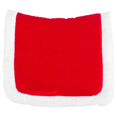 Afbeelding van QHP Kerst zadeldek maat Full red