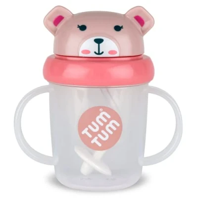 Afbeelding van TUM Tippy Up Drinkbeker zonder ventiel, voor peuters, 200 ml, BPA vrij (Betsy Bear S3)