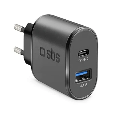 Image de Chargeur secteur 10W 1xUSB C + A Fast Charge