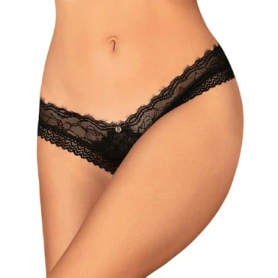 Afbeelding van Obsessive Medilla Kruisloze String Zwart